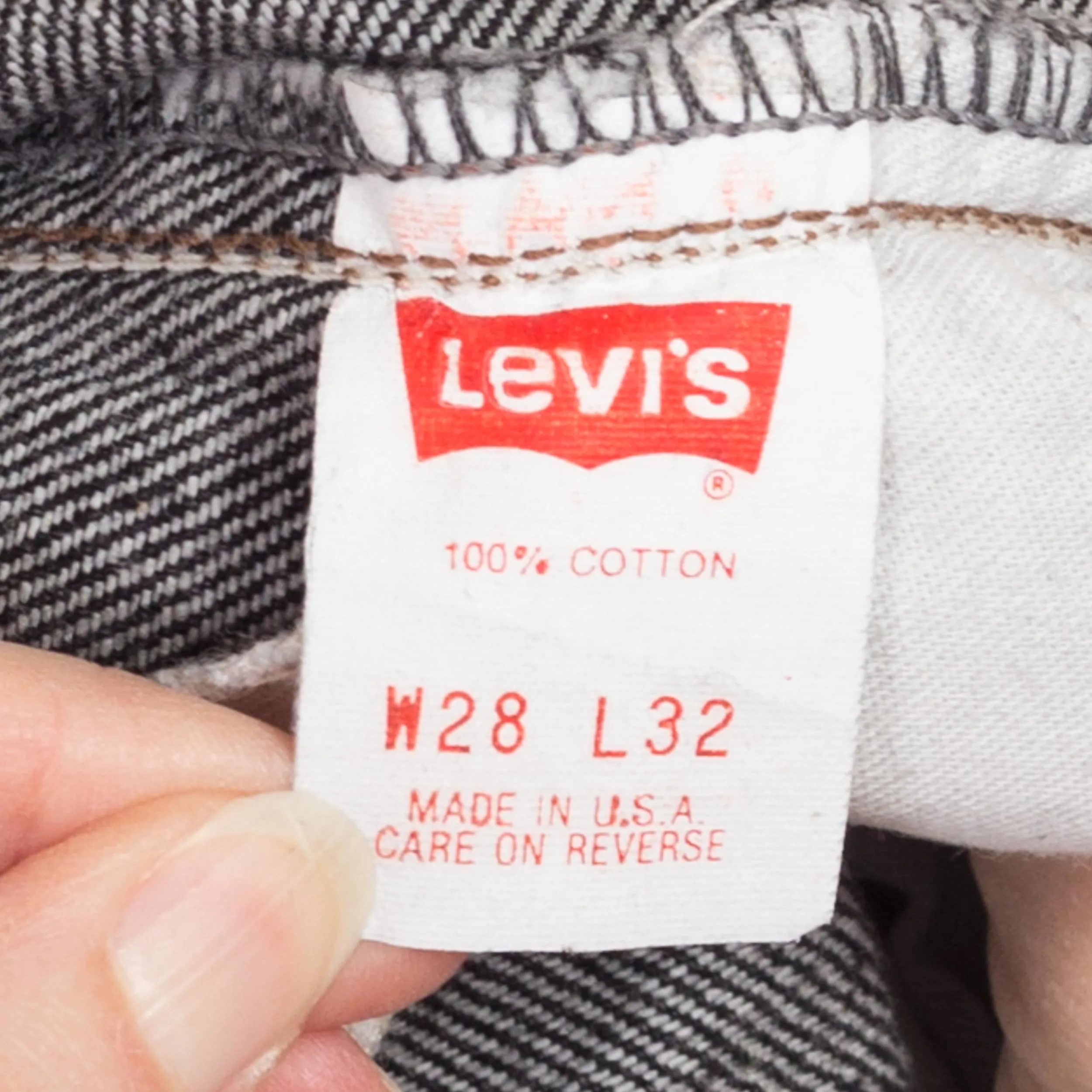 28x32 90s Levi's Silver Tab Black Baggy Fit Barrel Jeans NWT