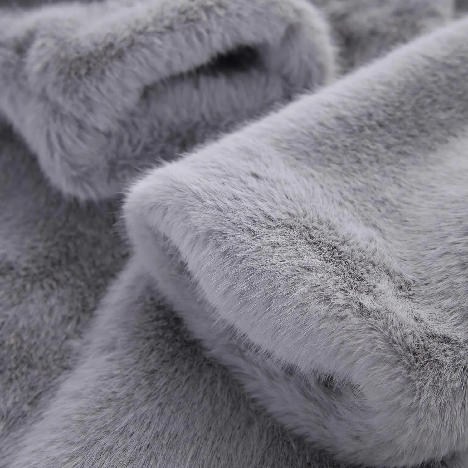 Amazhiyu Womens Faux Fur Longline Duster Coat Long Sleeve Winter Lapel Overcoat