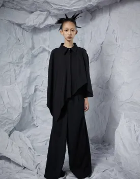 Asymmetric Short Sleeve Shirt