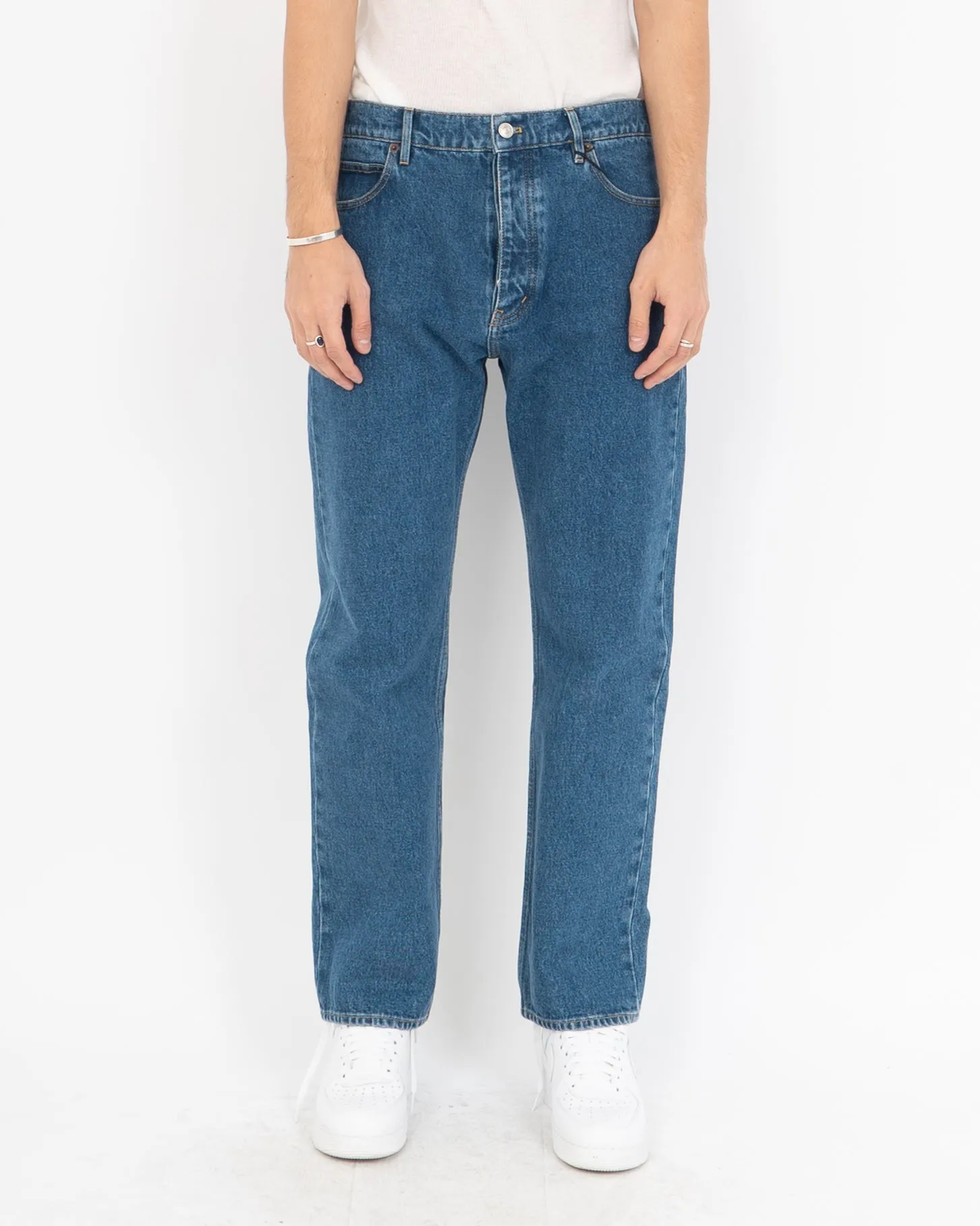 Blue Regular Fit Dad Denim