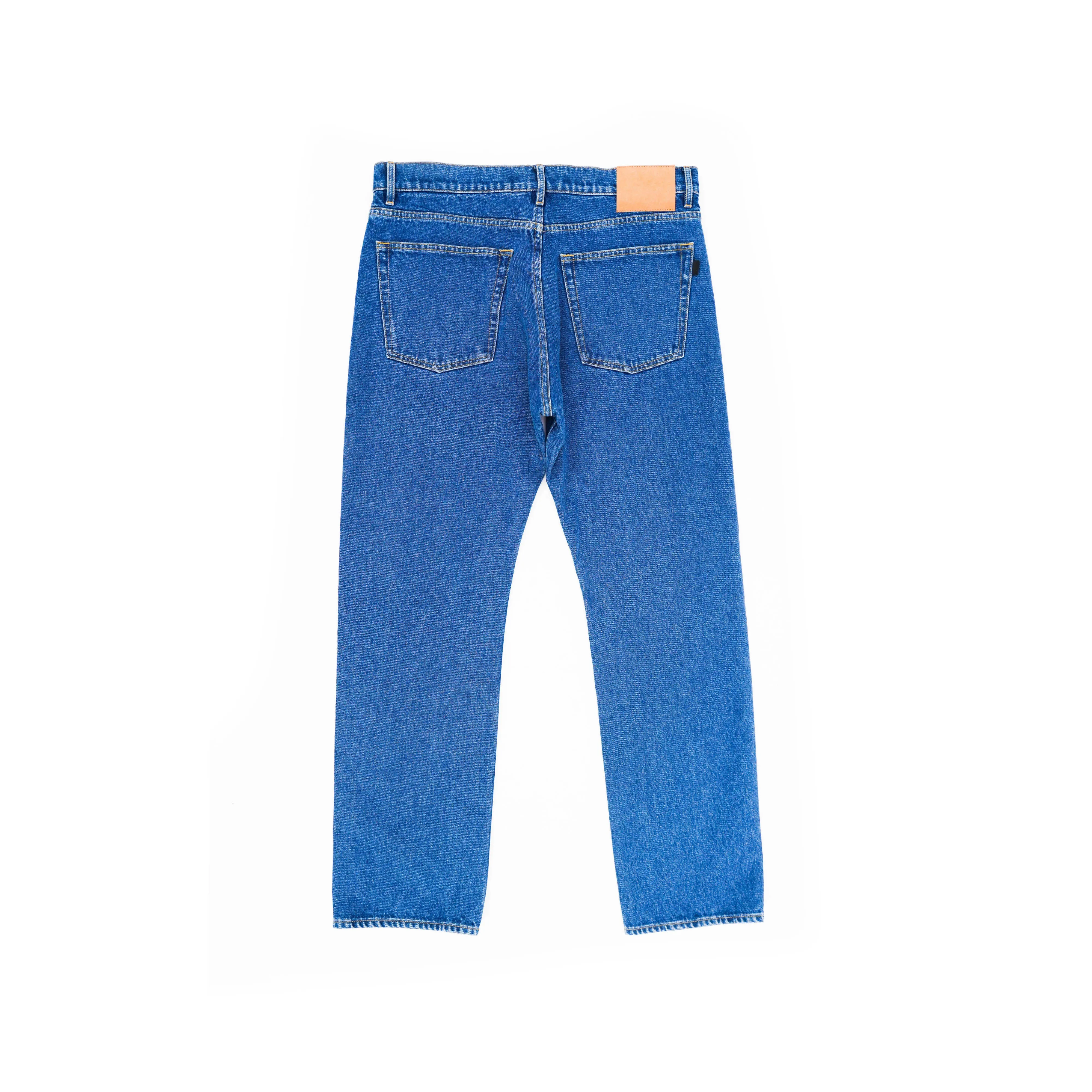 Blue Regular Fit Dad Denim