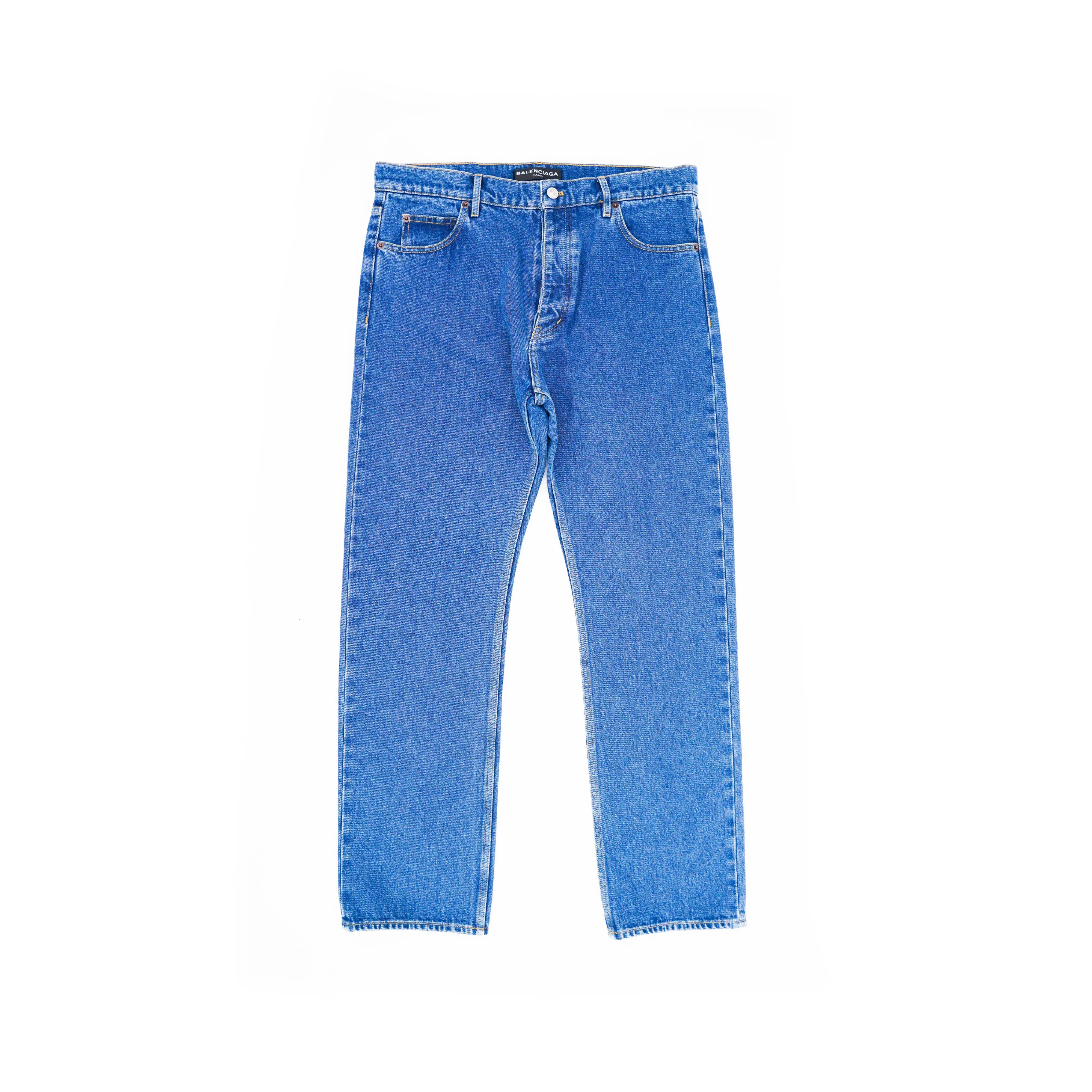 Blue Regular Fit Dad Denim