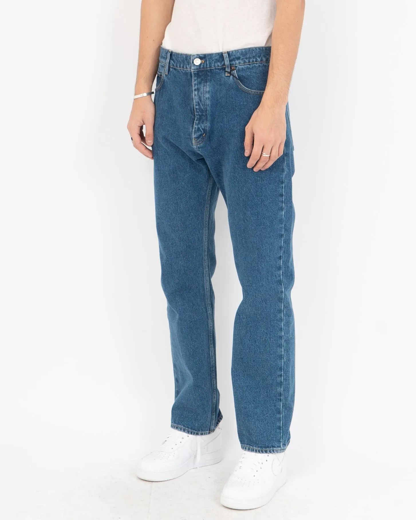 Blue Regular Fit Dad Denim