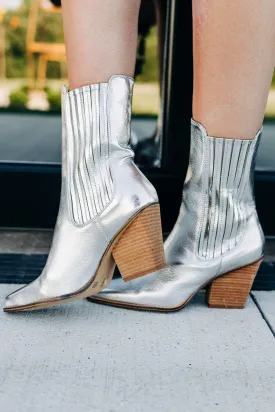 Cali Metallic Bootie