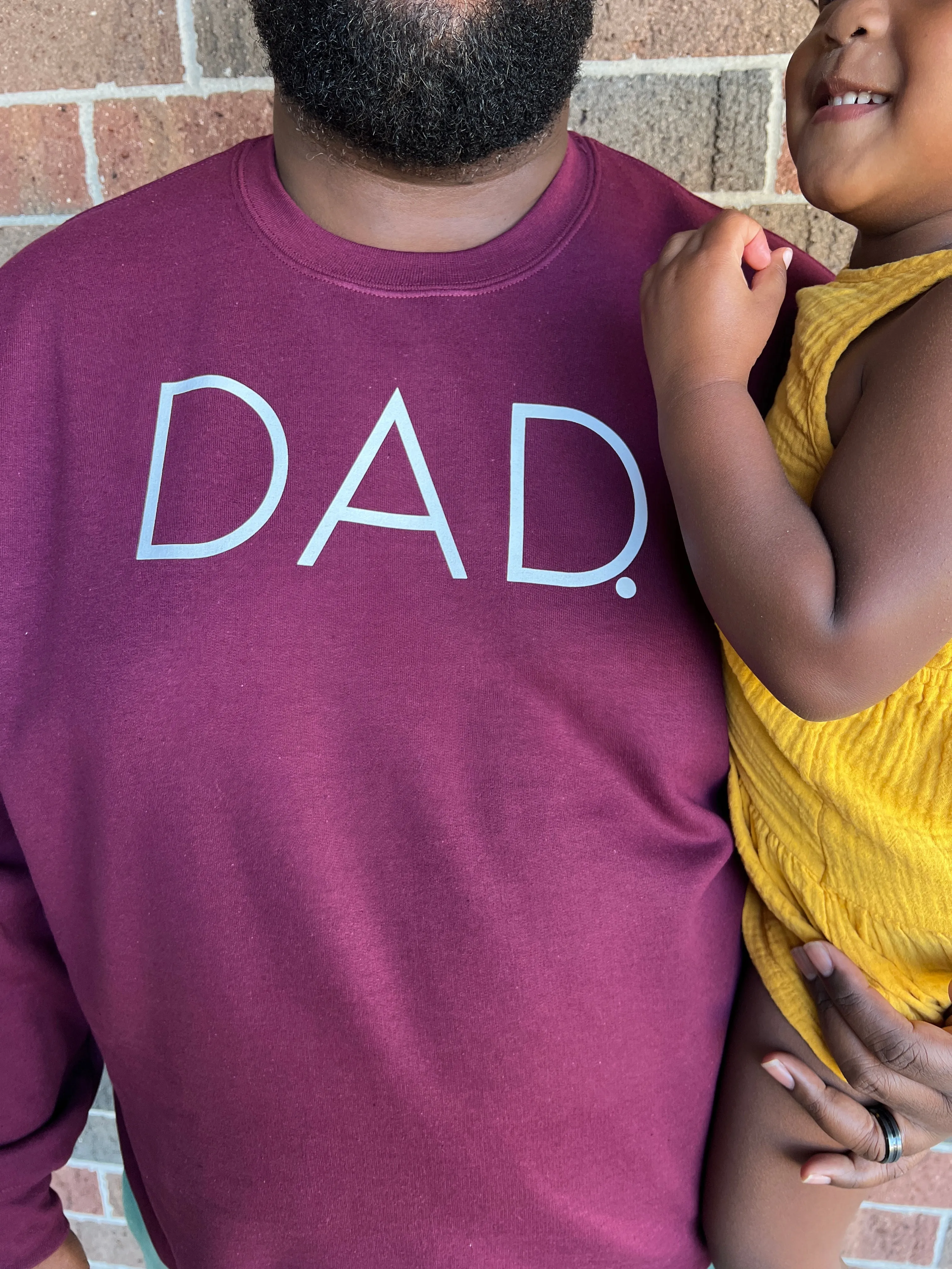 Dad. Collegiate Sweatshirt (Multiple Colors)