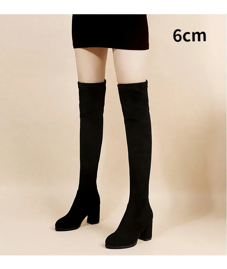Faux Suede OTK Boots