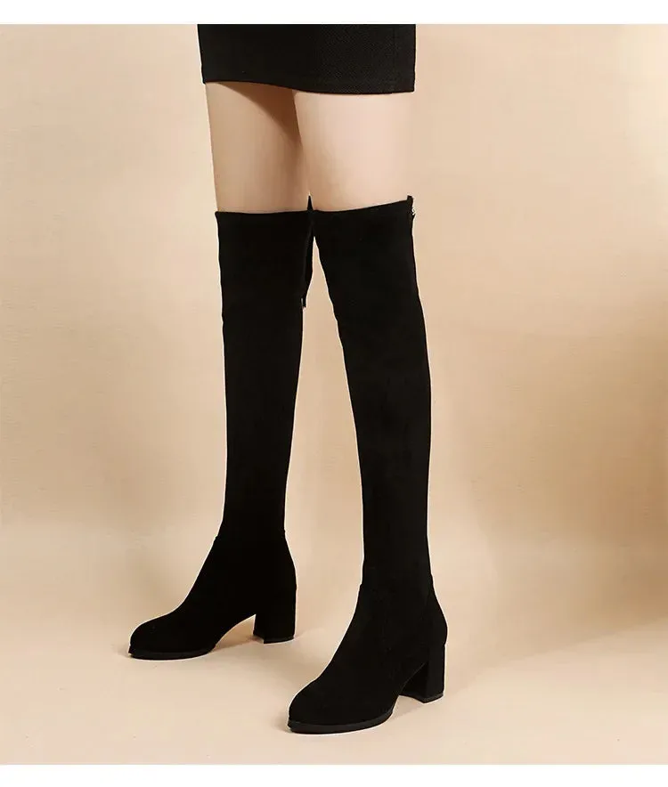 Faux Suede OTK Boots