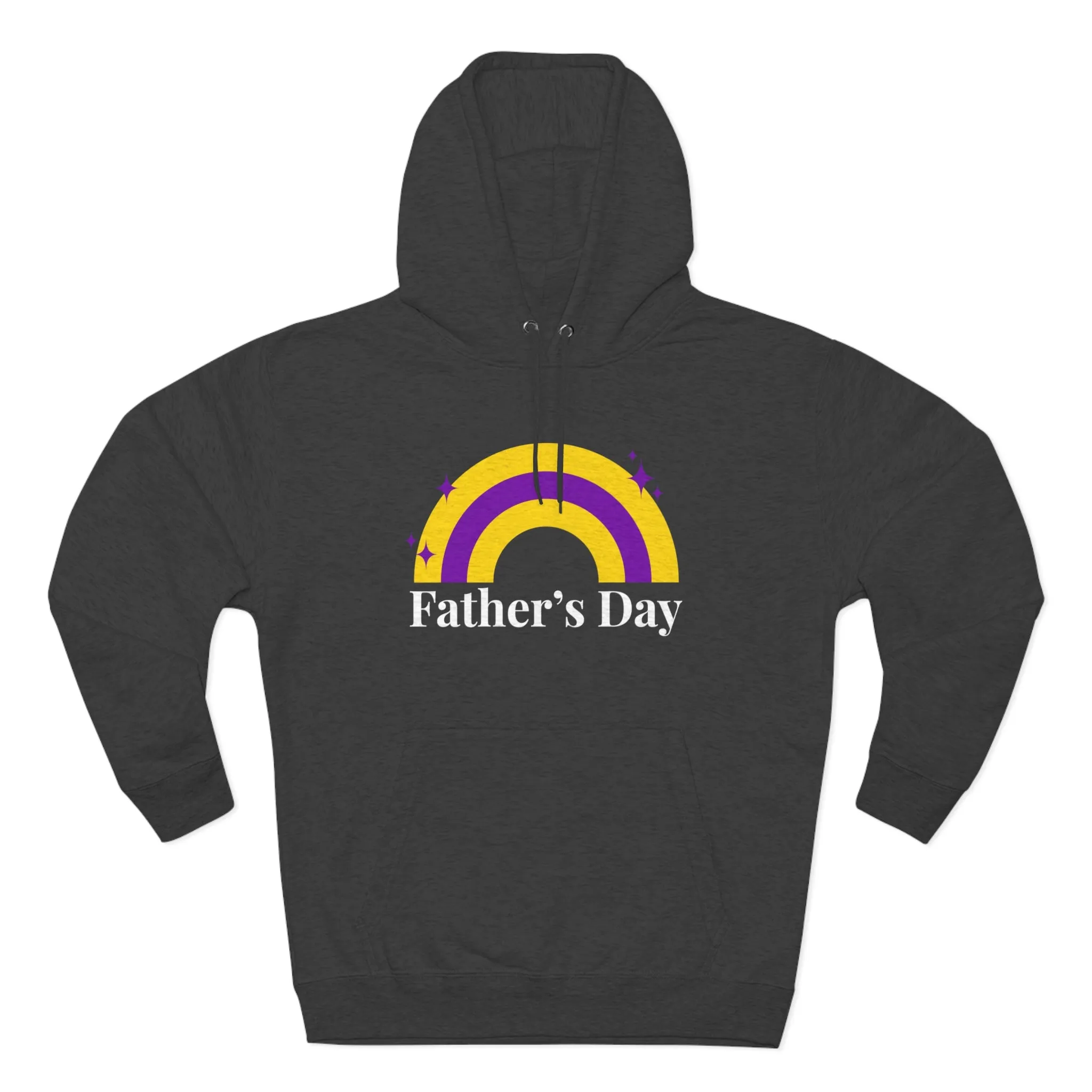 Intersexual Pride Flag Unisex Premium Pullover Hoodie - Father's Day