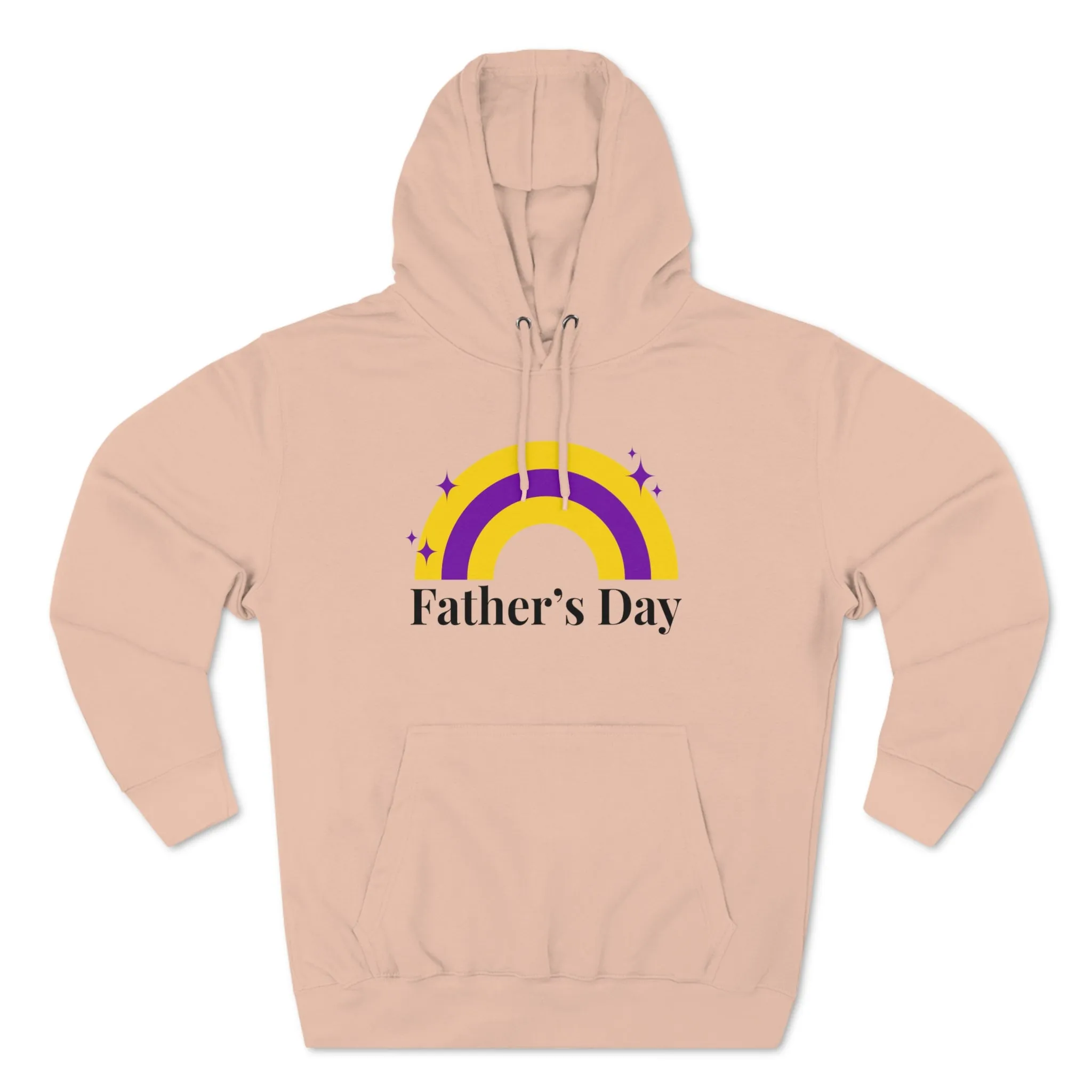 Intersexual Pride Flag Unisex Premium Pullover Hoodie - Father's Day