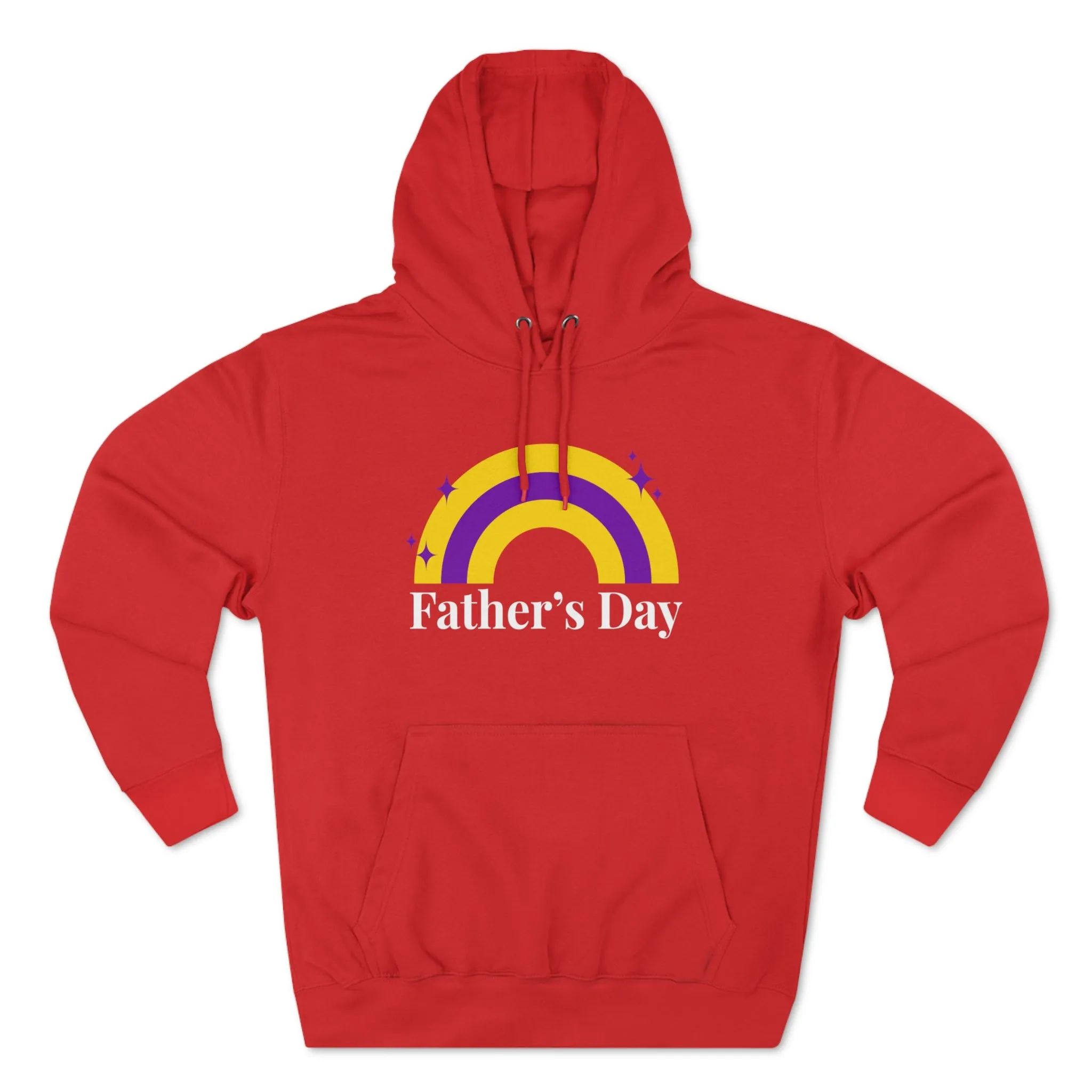 Intersexual Pride Flag Unisex Premium Pullover Hoodie - Father's Day