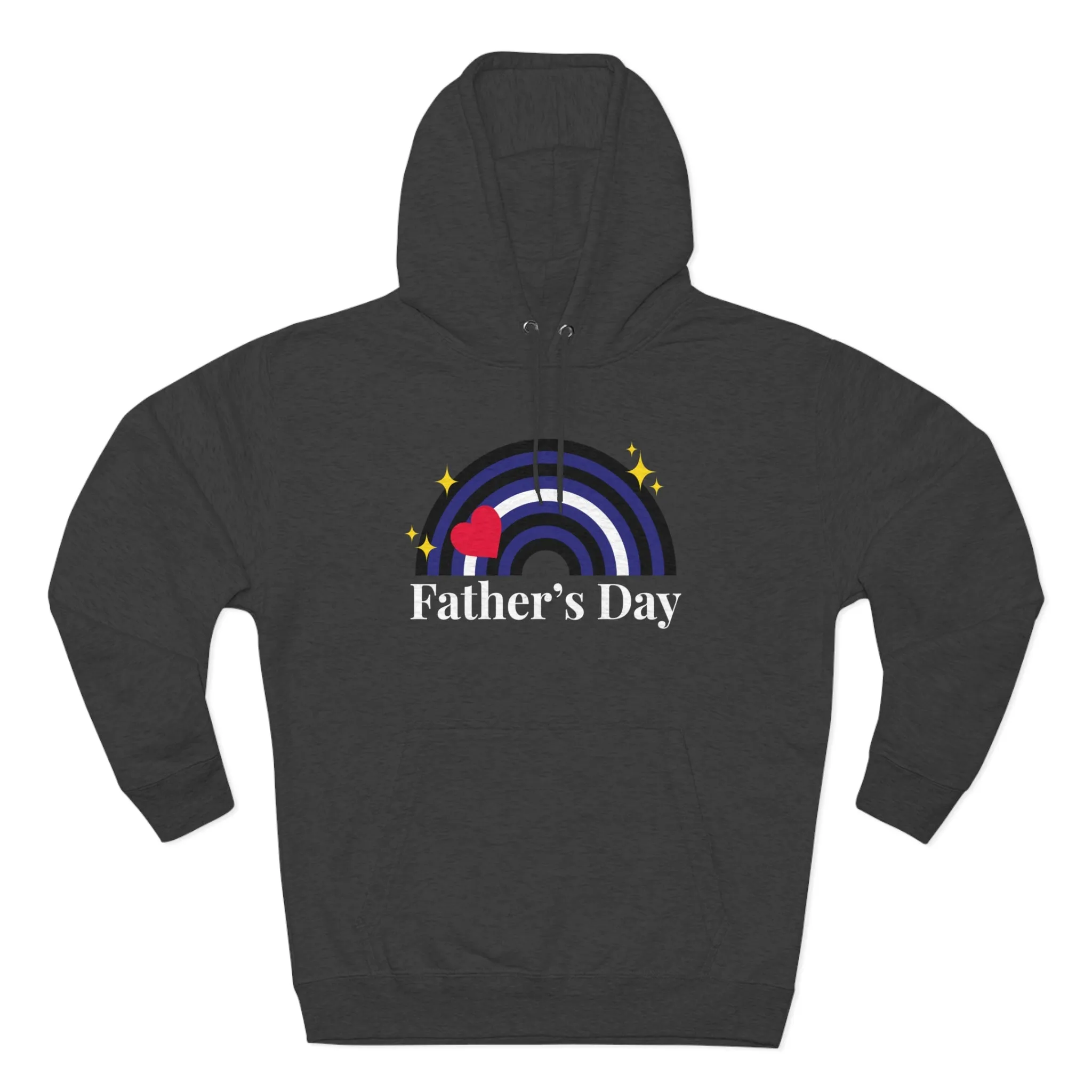 Leather Pride Flag Unisex Premium Pullover Hoodie - Father's Day