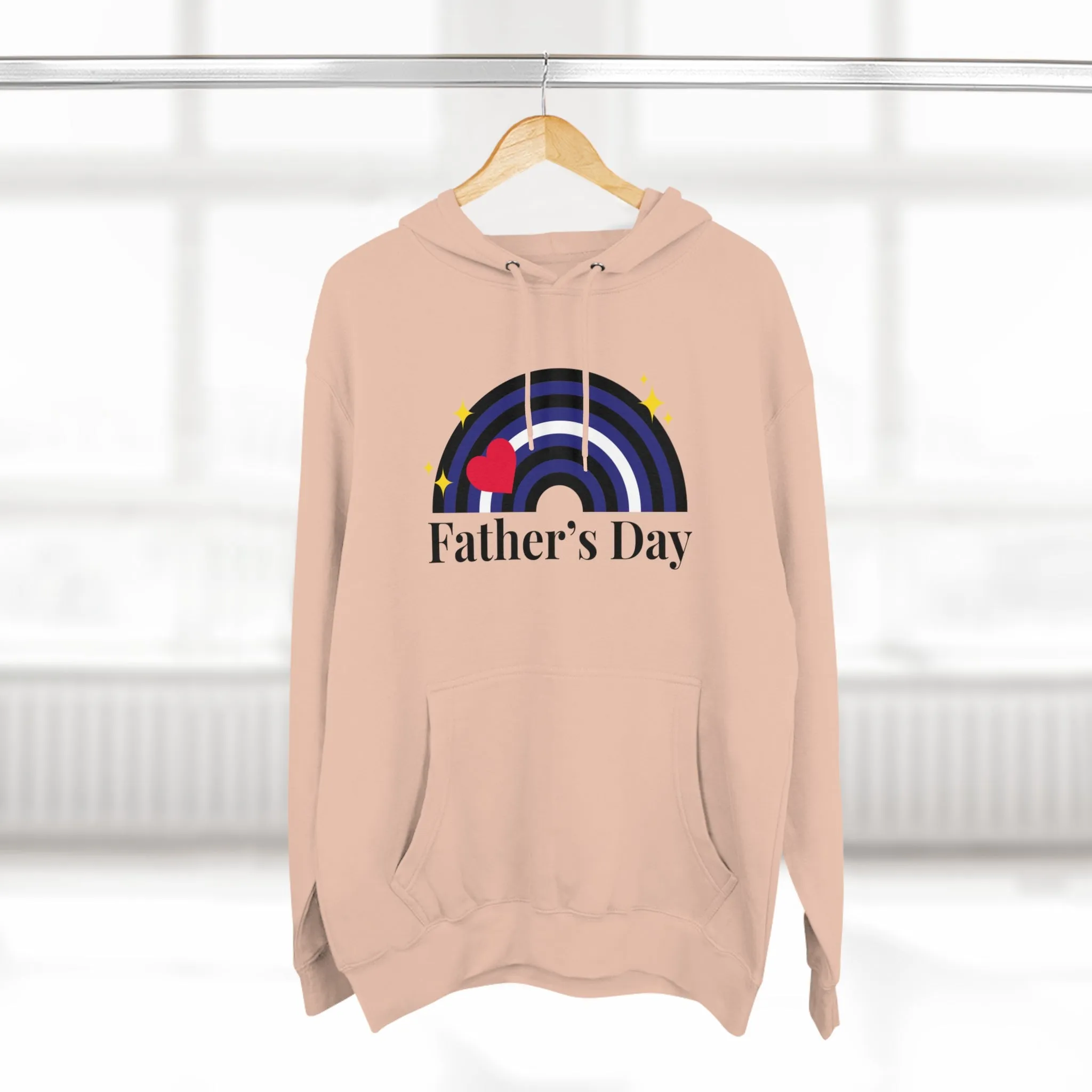 Leather Pride Flag Unisex Premium Pullover Hoodie - Father's Day