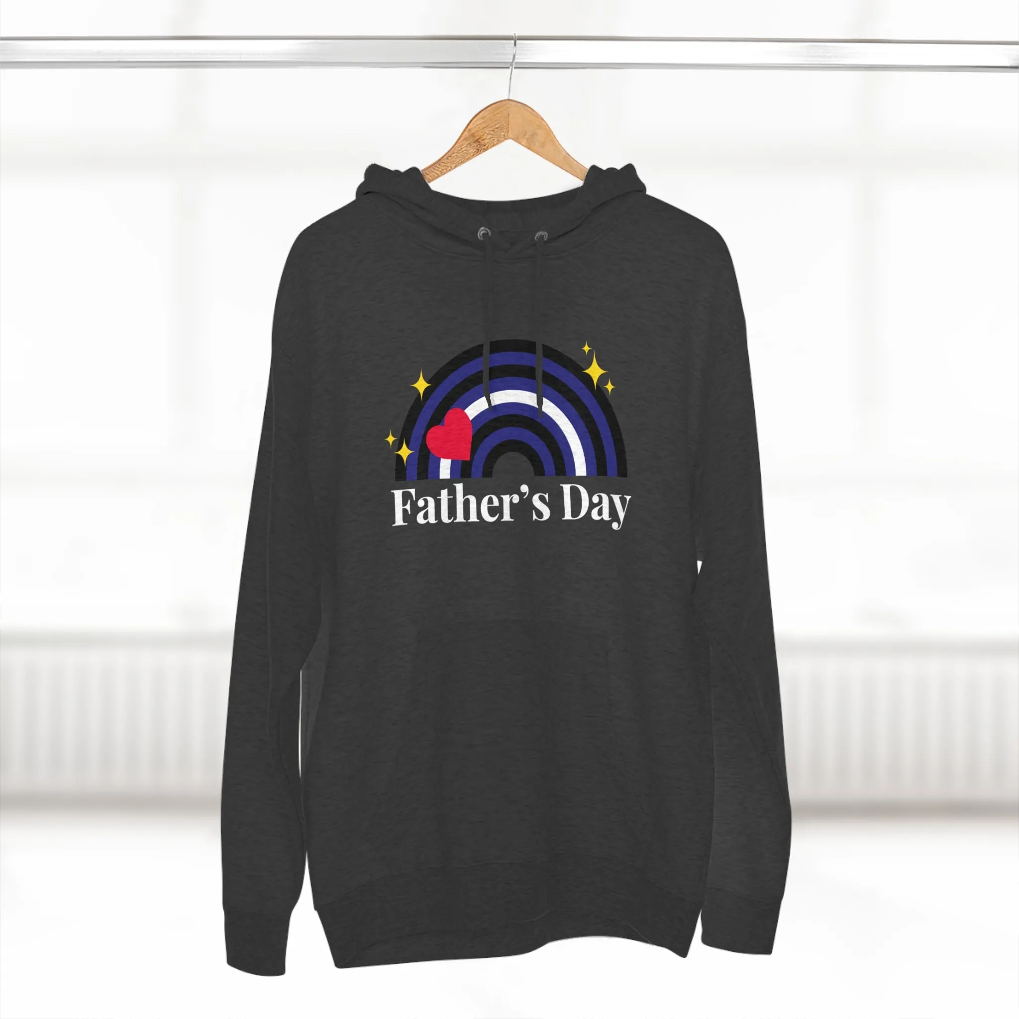 Leather Pride Flag Unisex Premium Pullover Hoodie - Father's Day