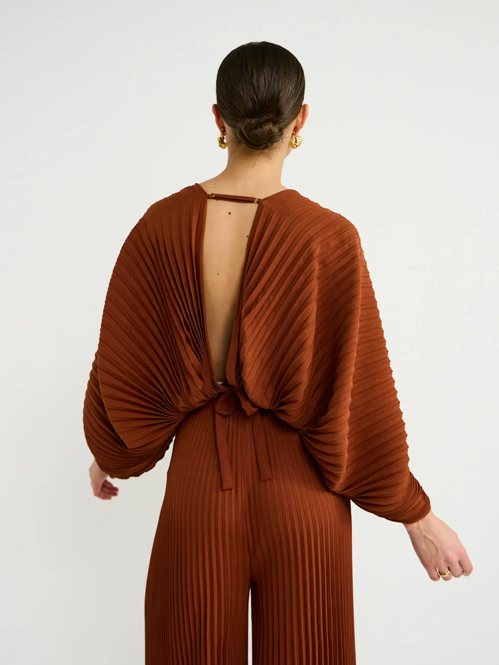 Lidee Versaillies Top in Terracotta