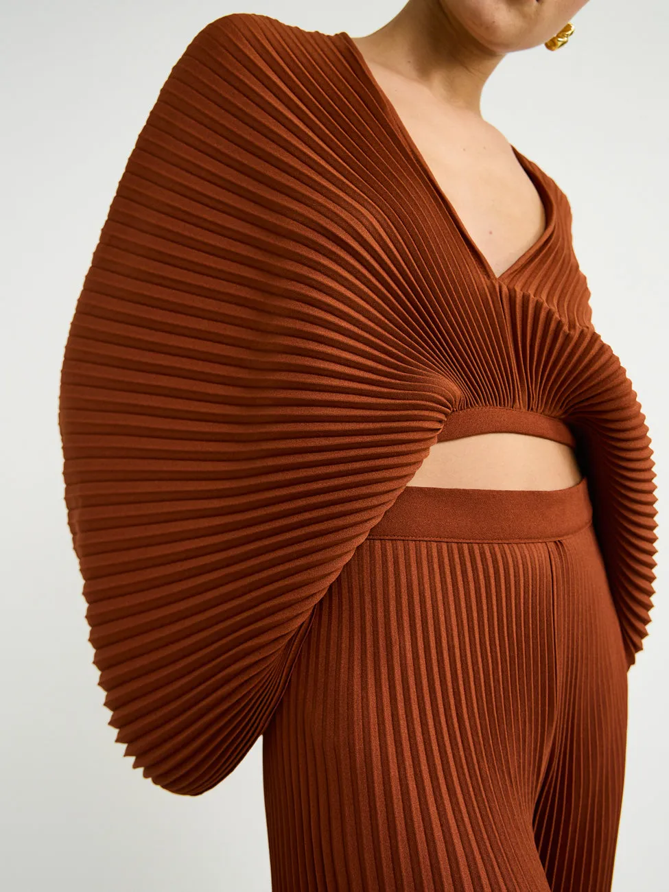Lidee Versaillies Top in Terracotta