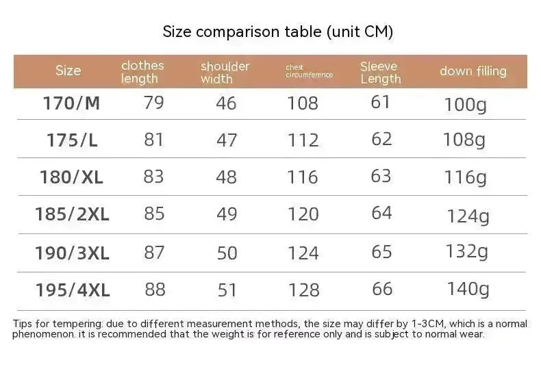 Light Luxury Men's Mid-length Down Jacket Dad Wear Winter jacket