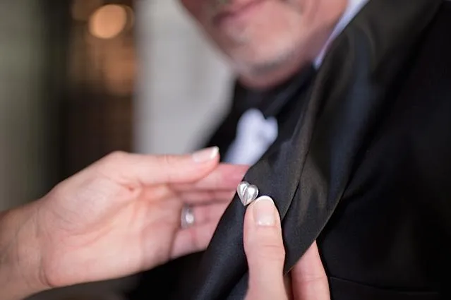 Loving Heart Pin - Gift for Father of the Bride