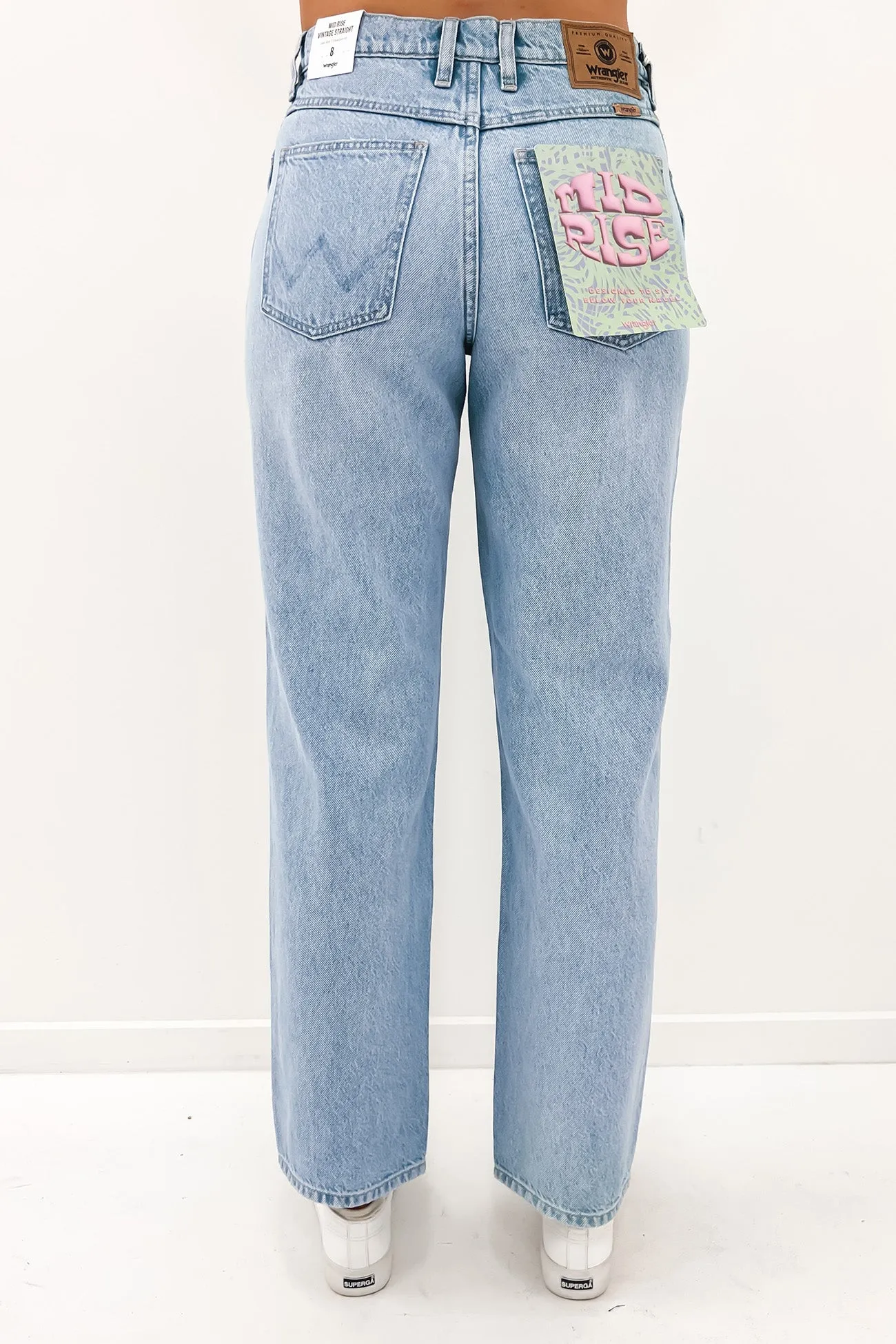 Mid Rise Vintage Straight Jean Summer Love