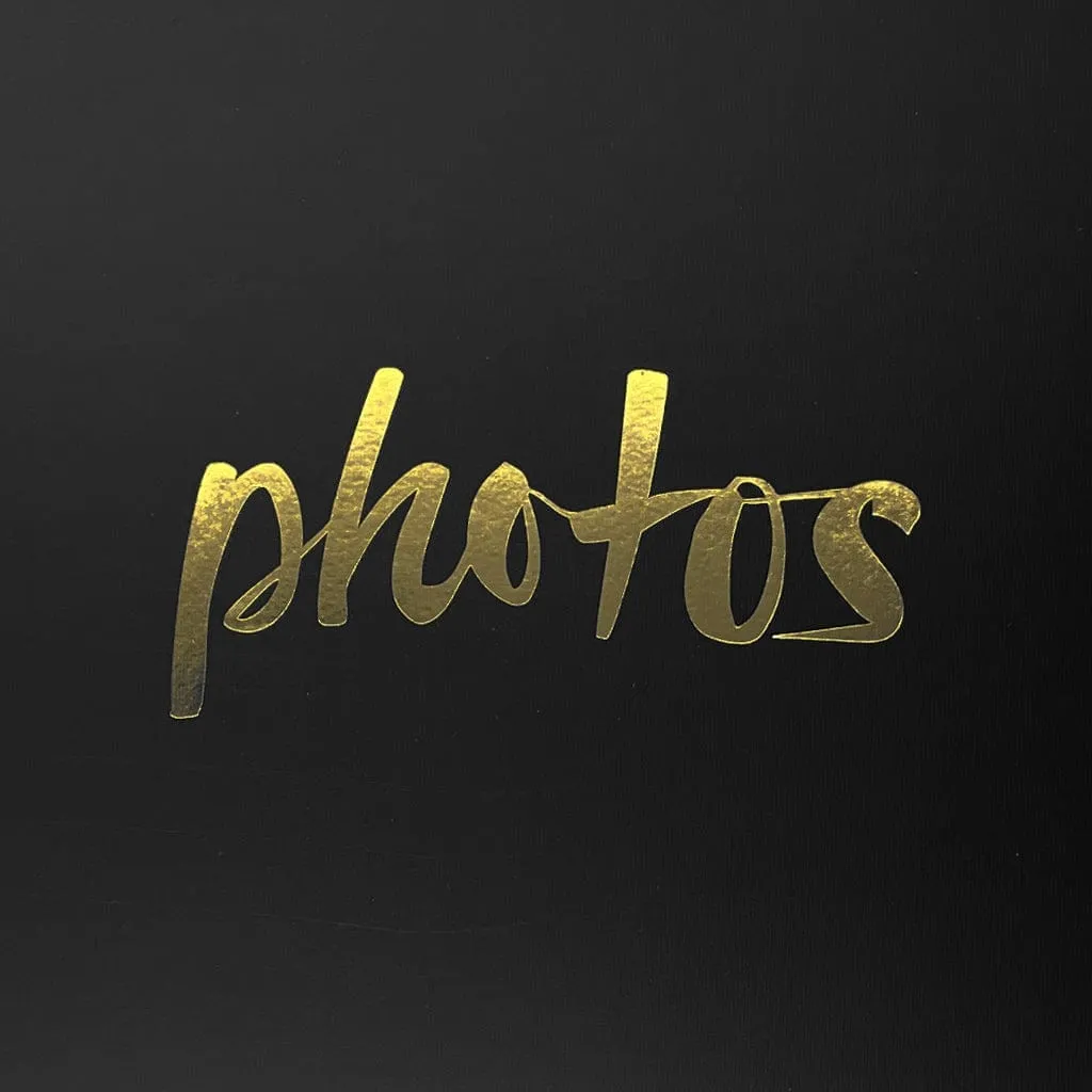 Moda Black "Photos" Slip-In Photo Album 300 Photos