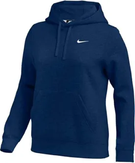 Nike Womens Pullover Fleece Hoodie (Navy, Medium)