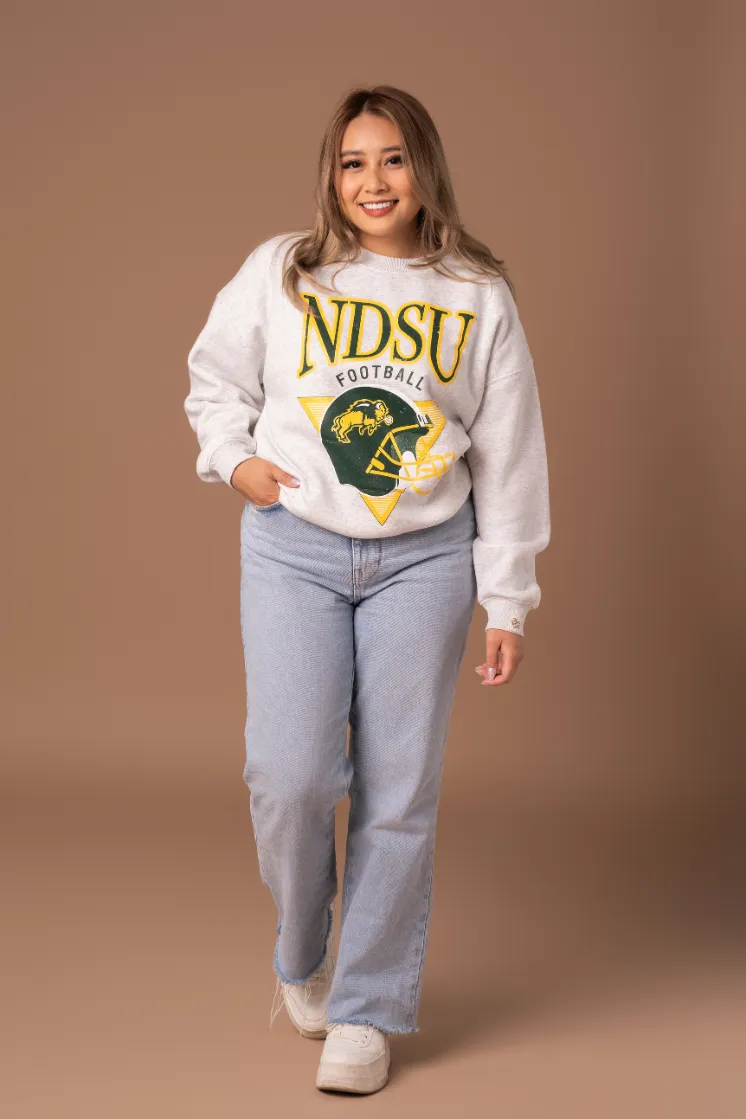 North Dakota State Throwback Football Crew Neck