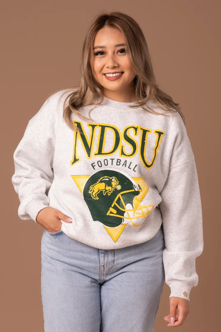 North Dakota State Throwback Football Crew Neck