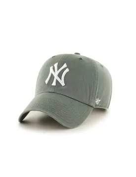 NY Yankees Basic Ball Cap, Moss/White