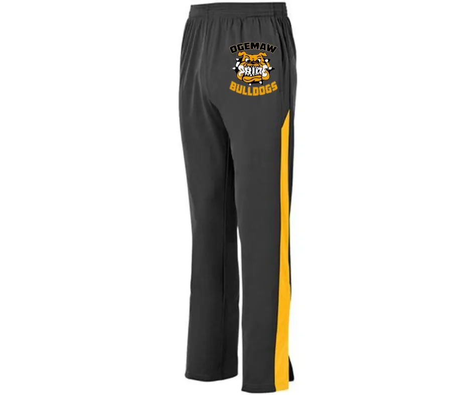 Ogemaw Bulldog Wrestling 2024-2025 Black & Gold Adult & Youth Full Zip Jacket Track Pant Options