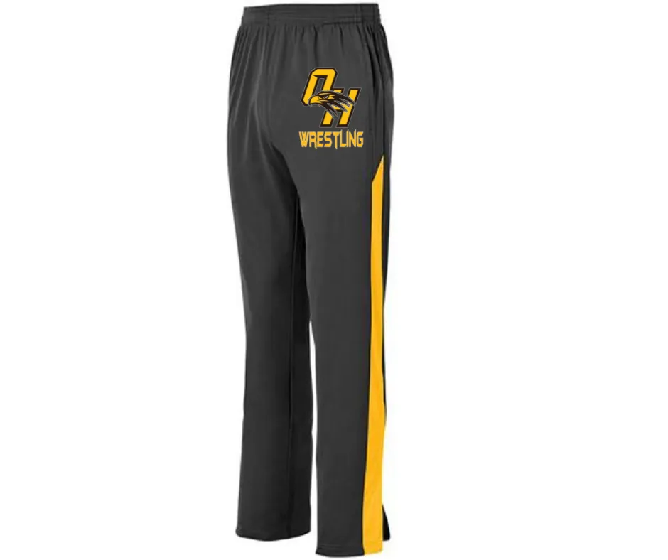 Ogemaw Falcon Wrestling 2024-2025 Black & Gold Adult & Youth Full Zip Jacket Track Pant Options