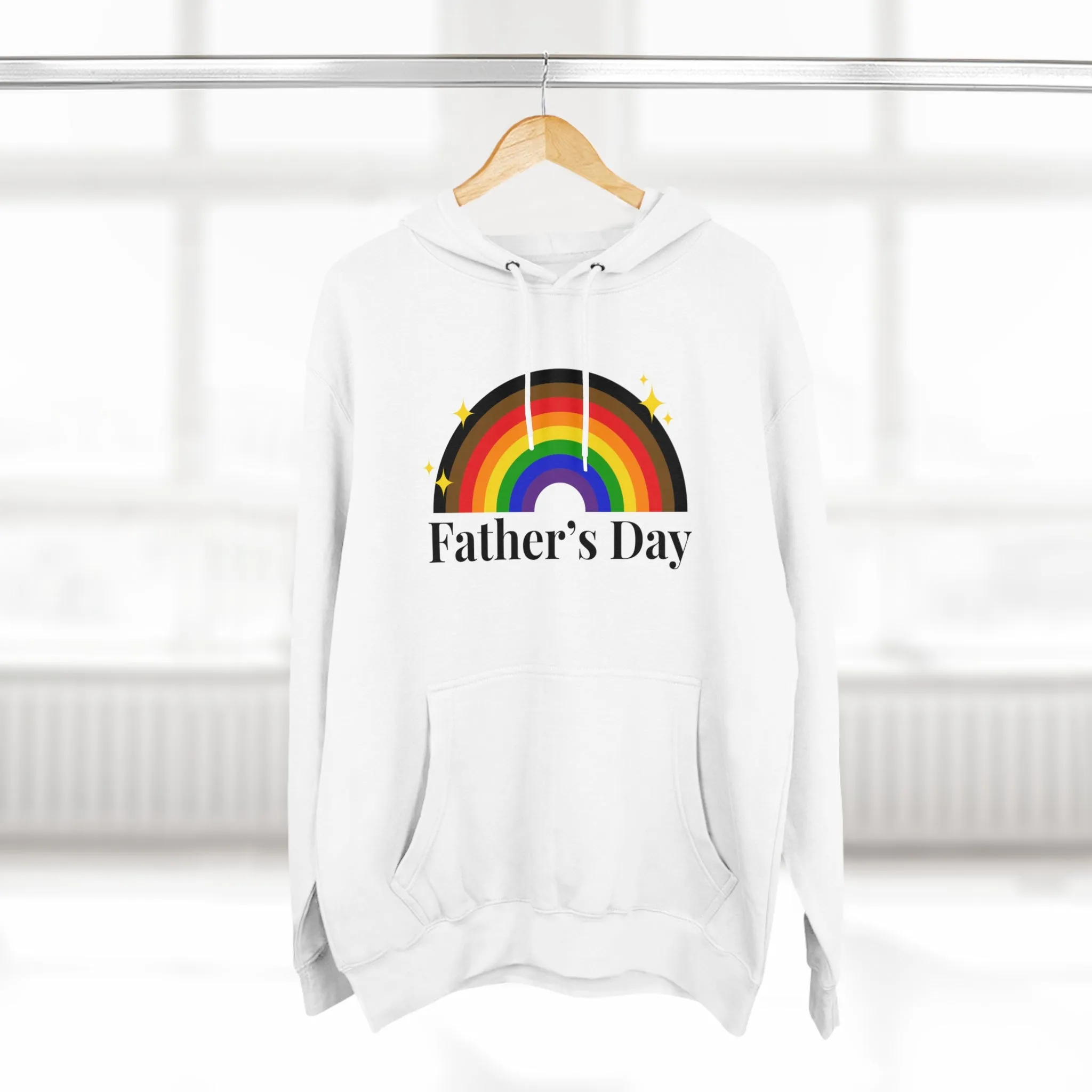Philadelphia Pride Flag Unisex Premium Pullover Hoodie - Father's Day