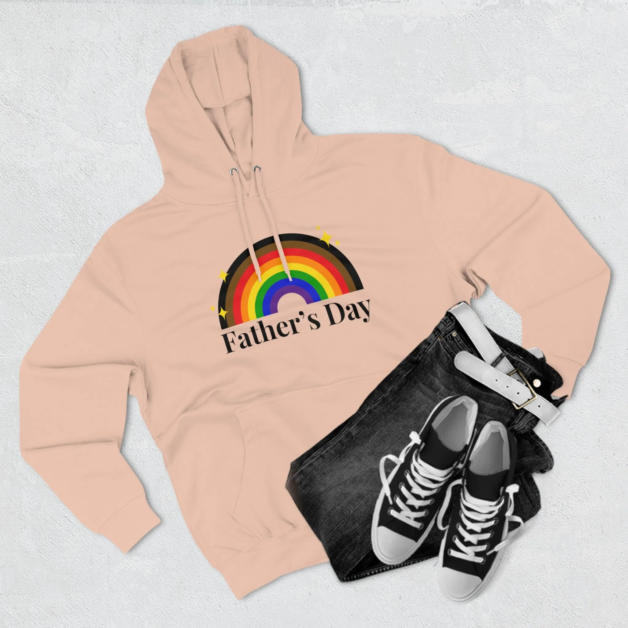 Philadelphia Pride Flag Unisex Premium Pullover Hoodie - Father's Day