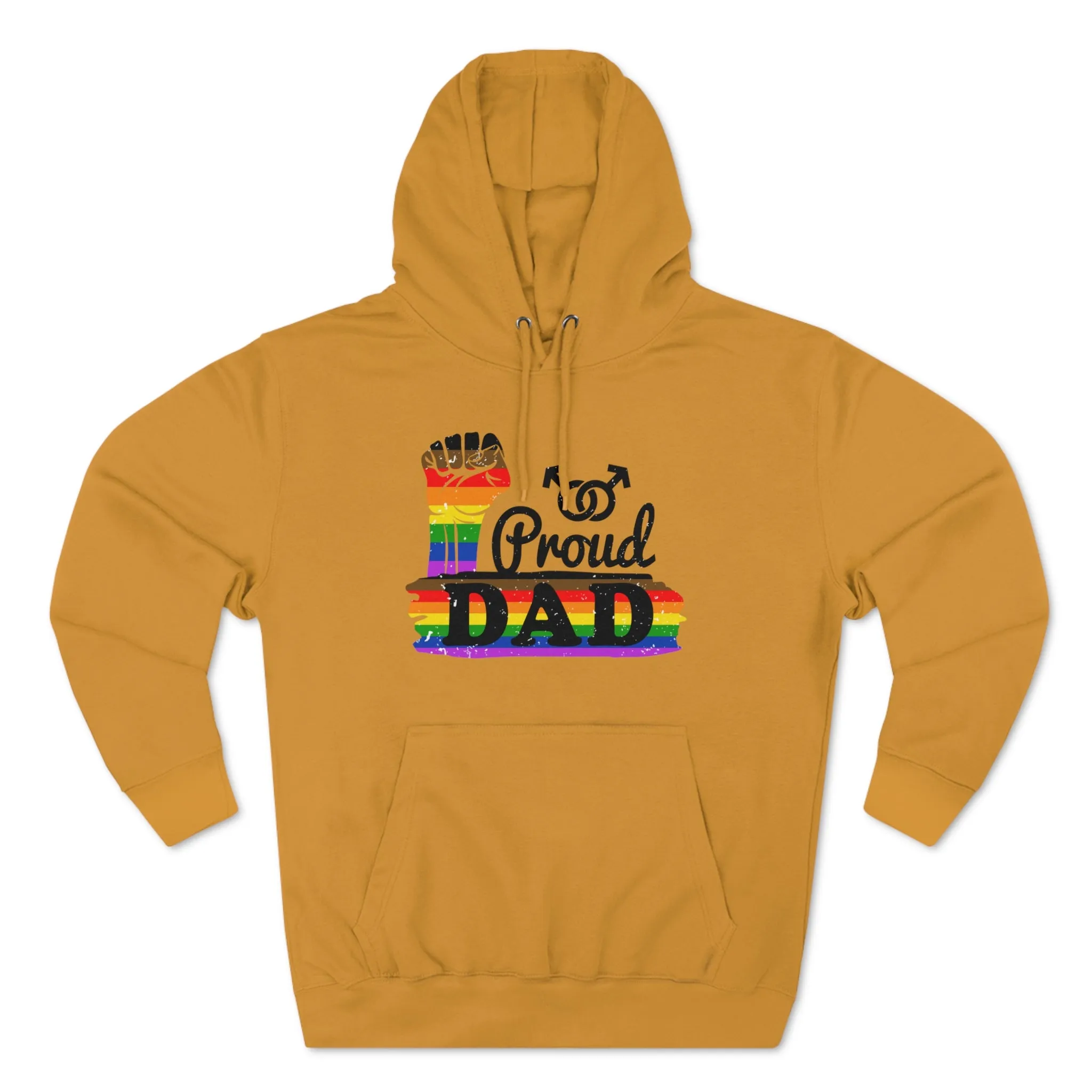 Philadelphia Pride Flag Unisex Premium Pullover Hoodie - Proud Dad