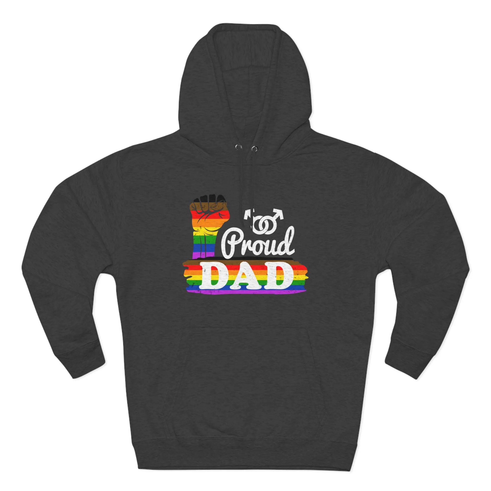 Philadelphia Pride Flag Unisex Premium Pullover Hoodie - Proud Dad