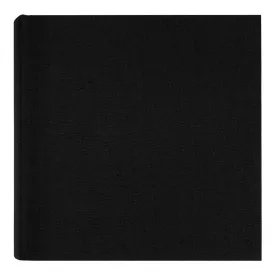 Plush Linen Black Slip-in Photo Album 200 Photos