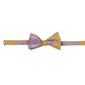 Ponte Vedra Silk Ikat Bow Tie - Goldenrod, Blush, Lavender
