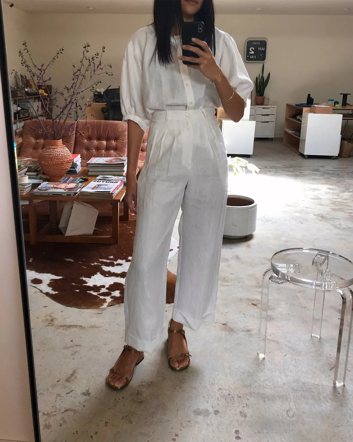 Pontoise Pant in Magnolia