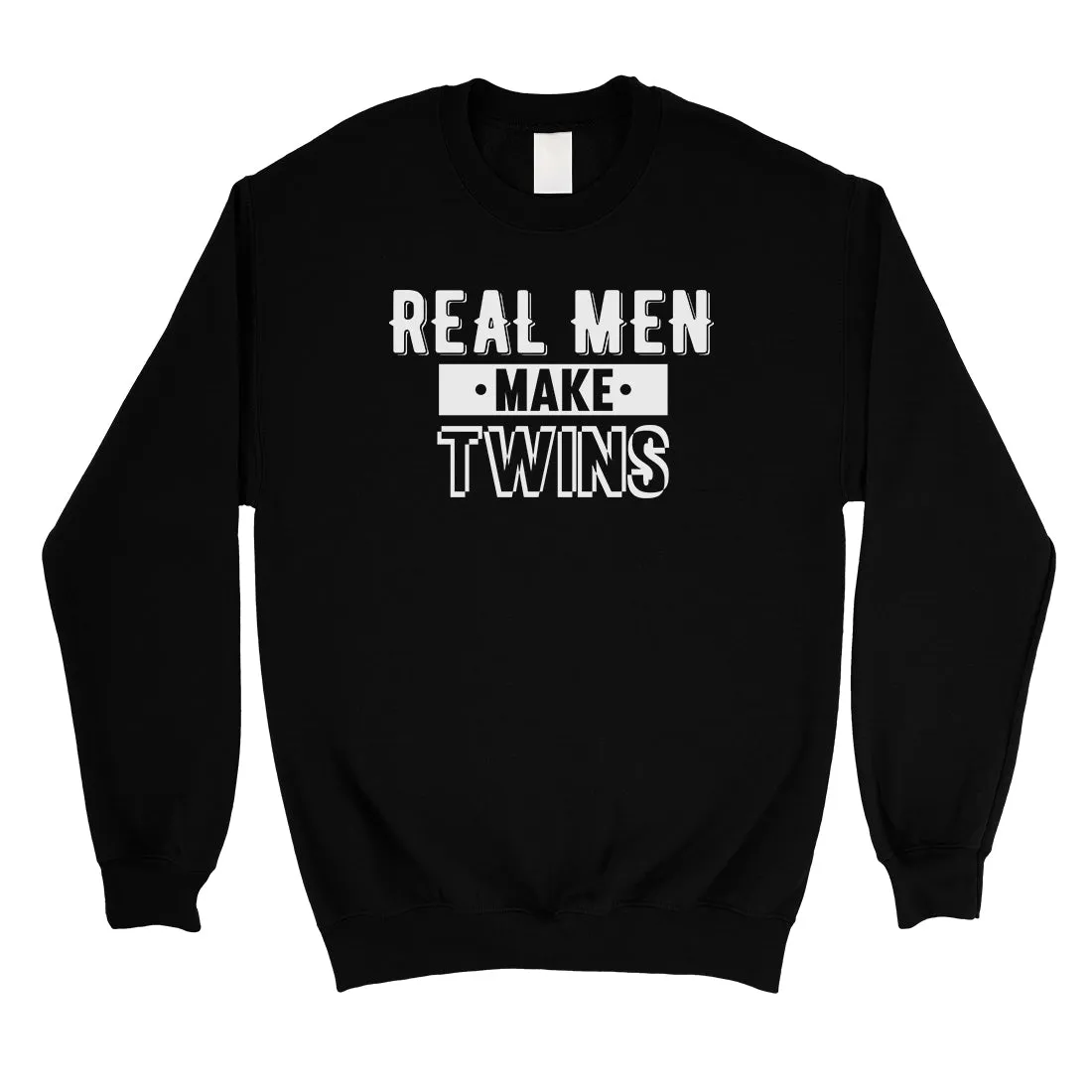 Real Men Make Twins Mens/Unisex Fleece Sweatshirt