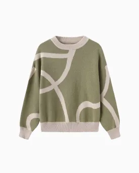 River Flows Knitted Pullover (Kids & Adults)