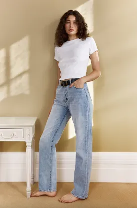 rolla's 90s relaxed dad jean - faded blue