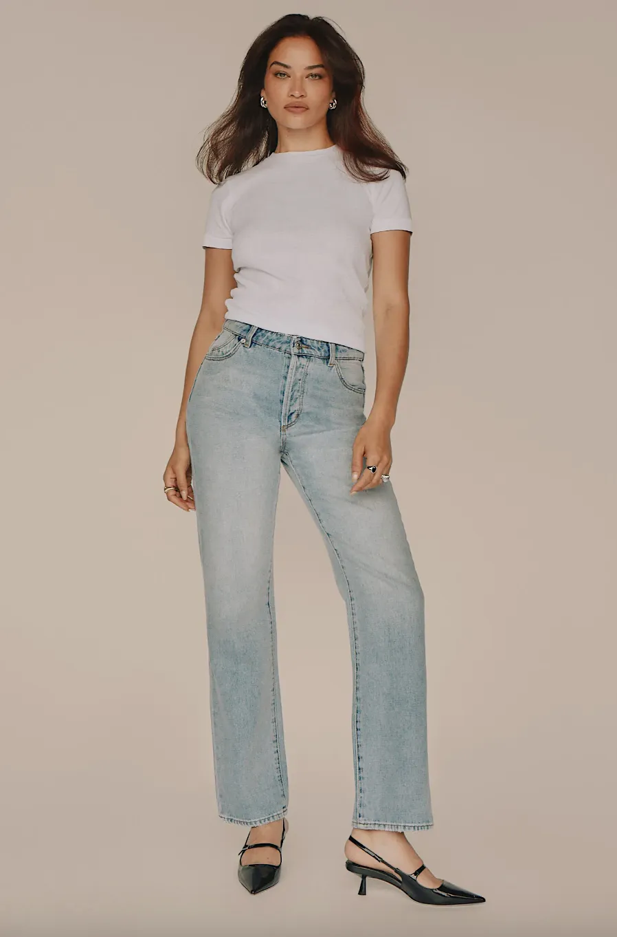 rolla's 90s relaxed dad jean - faded blue