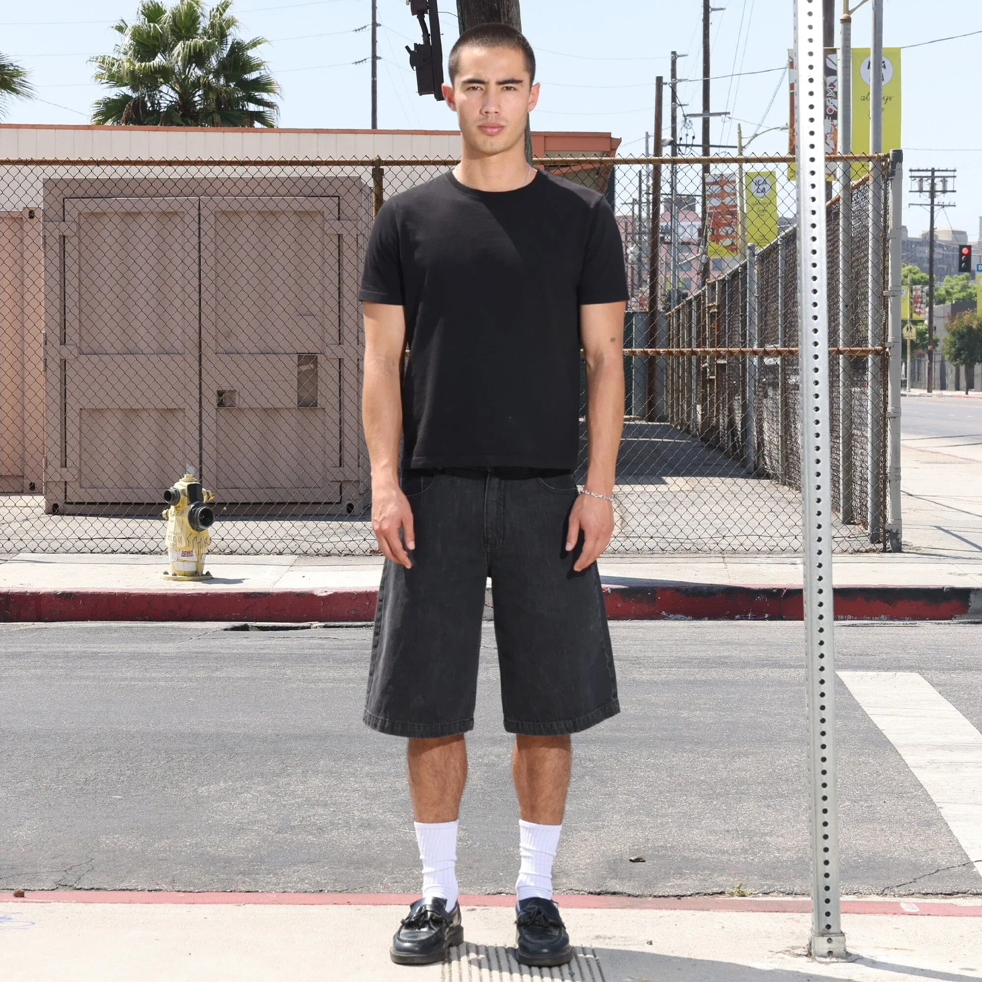 The Tokyo Dad Jean Shorts | Baggy, Wide-Leg