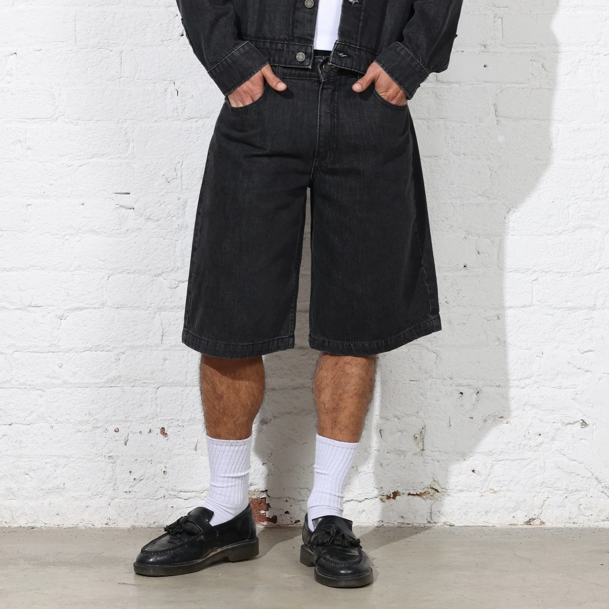 The Tokyo Dad Jean Shorts | Baggy, Wide-Leg