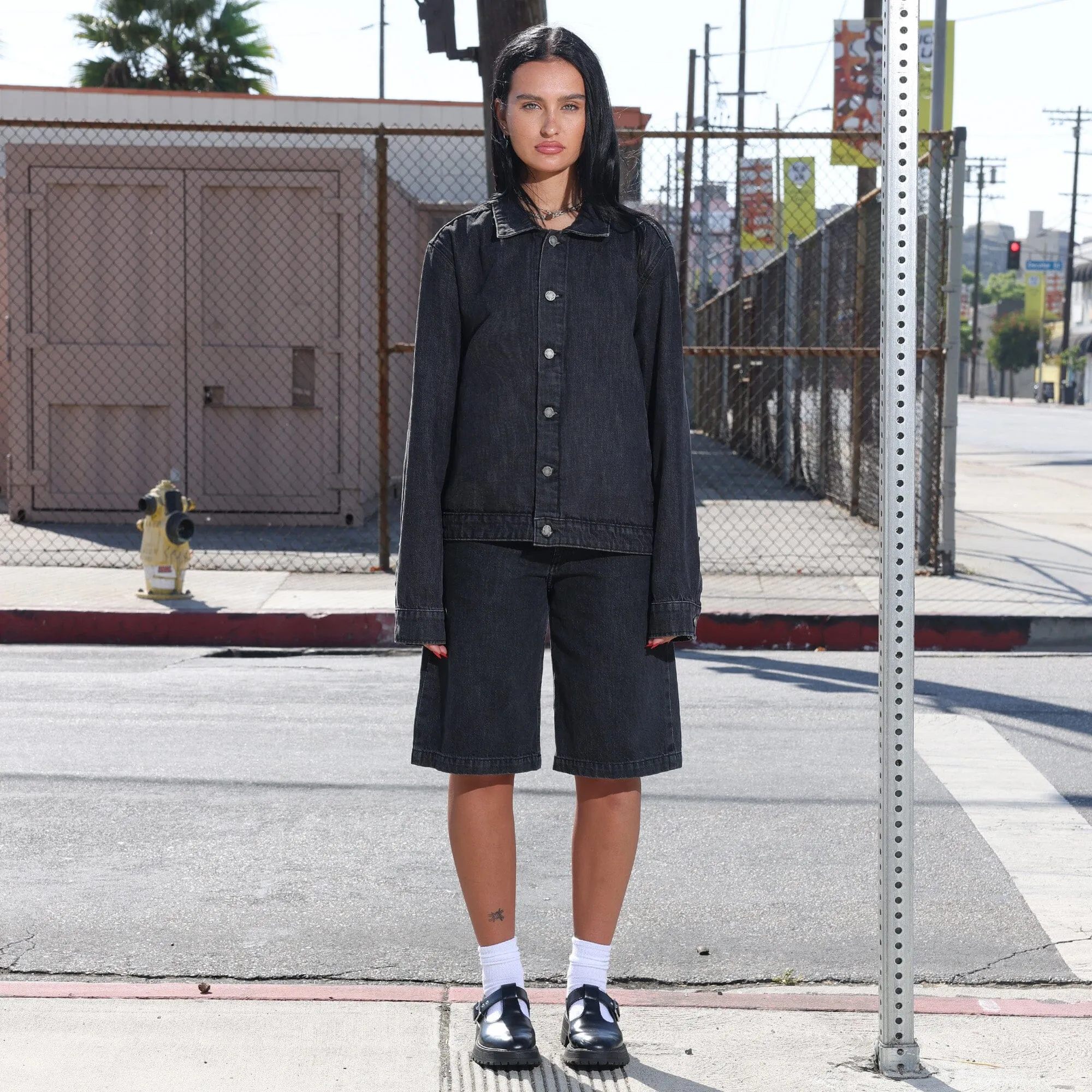 The Tokyo Dad Jean Shorts | Baggy, Wide-Leg