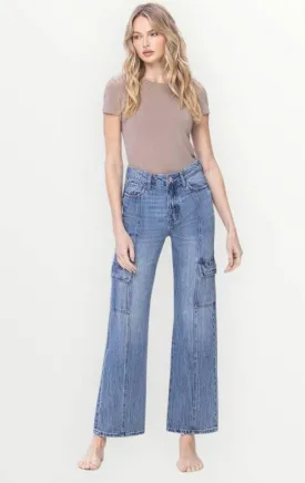 Vervet High rise dad cargo jeans