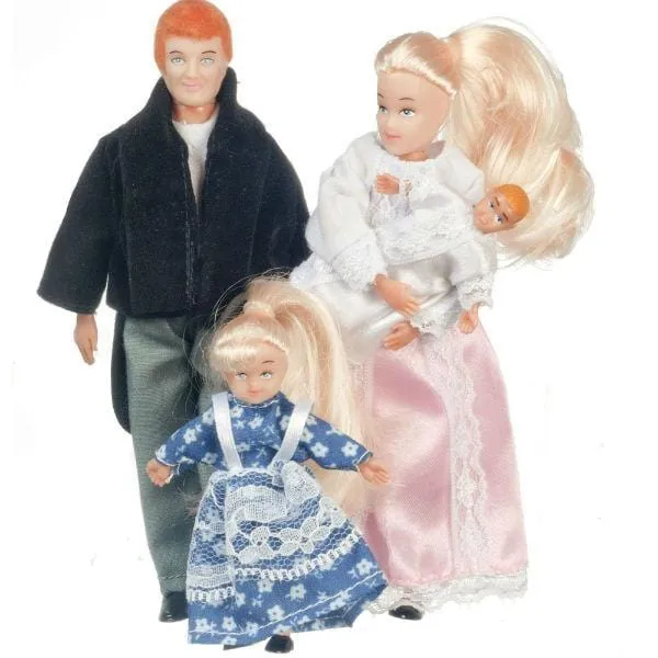 Weber Family Dollhouse Dolls