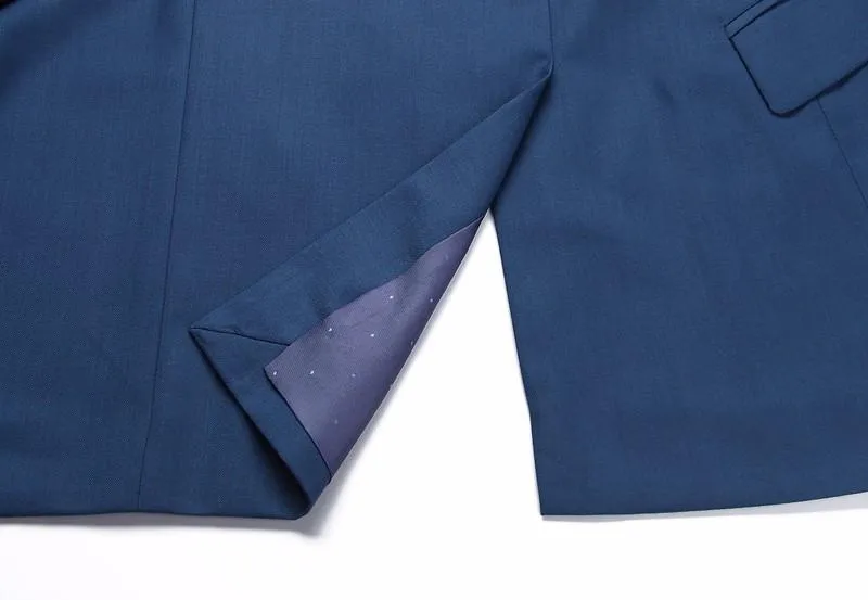 West Louis™ New York Slim Fit One Button Suit ( Blazer   Pants)